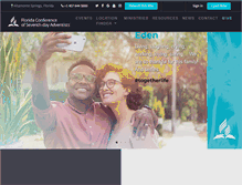 Tablet Screenshot of floridaconference.com